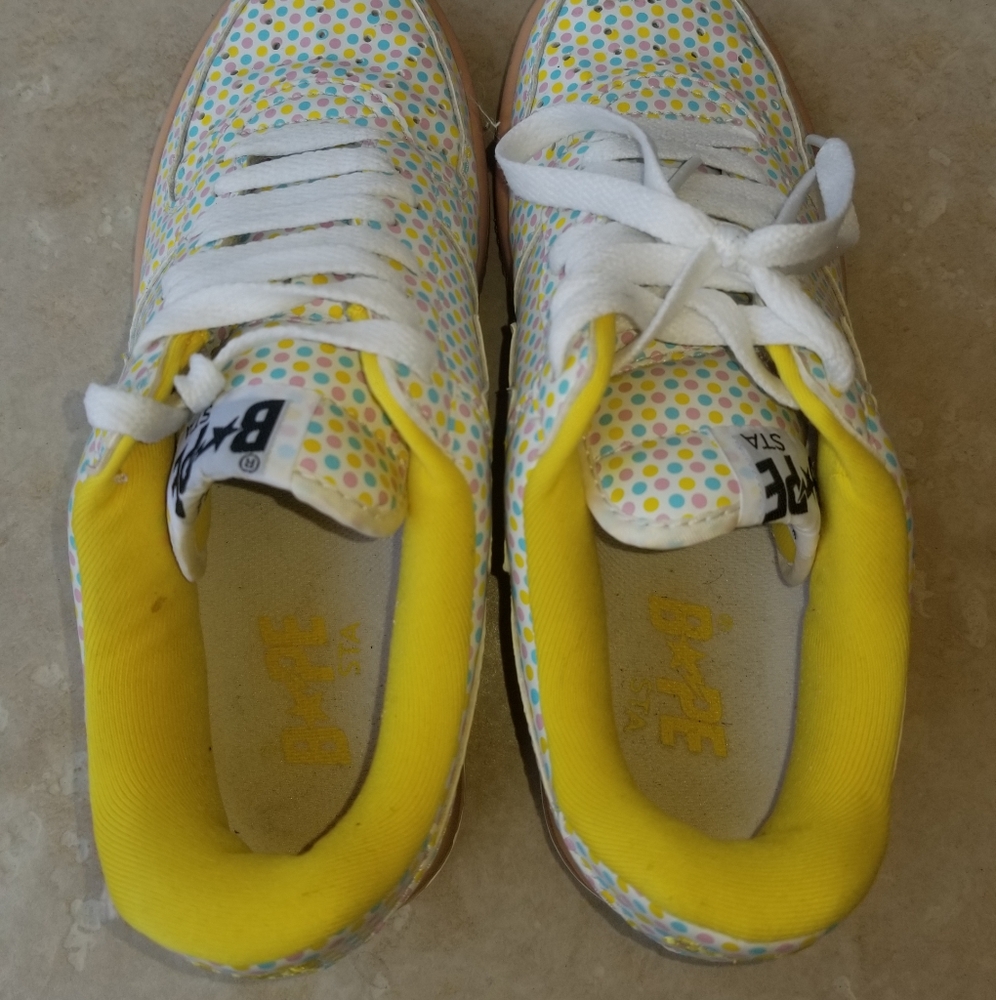 A Bathing Ape Bapesta FS-001 Pink/Sax - Picture 6 of 9